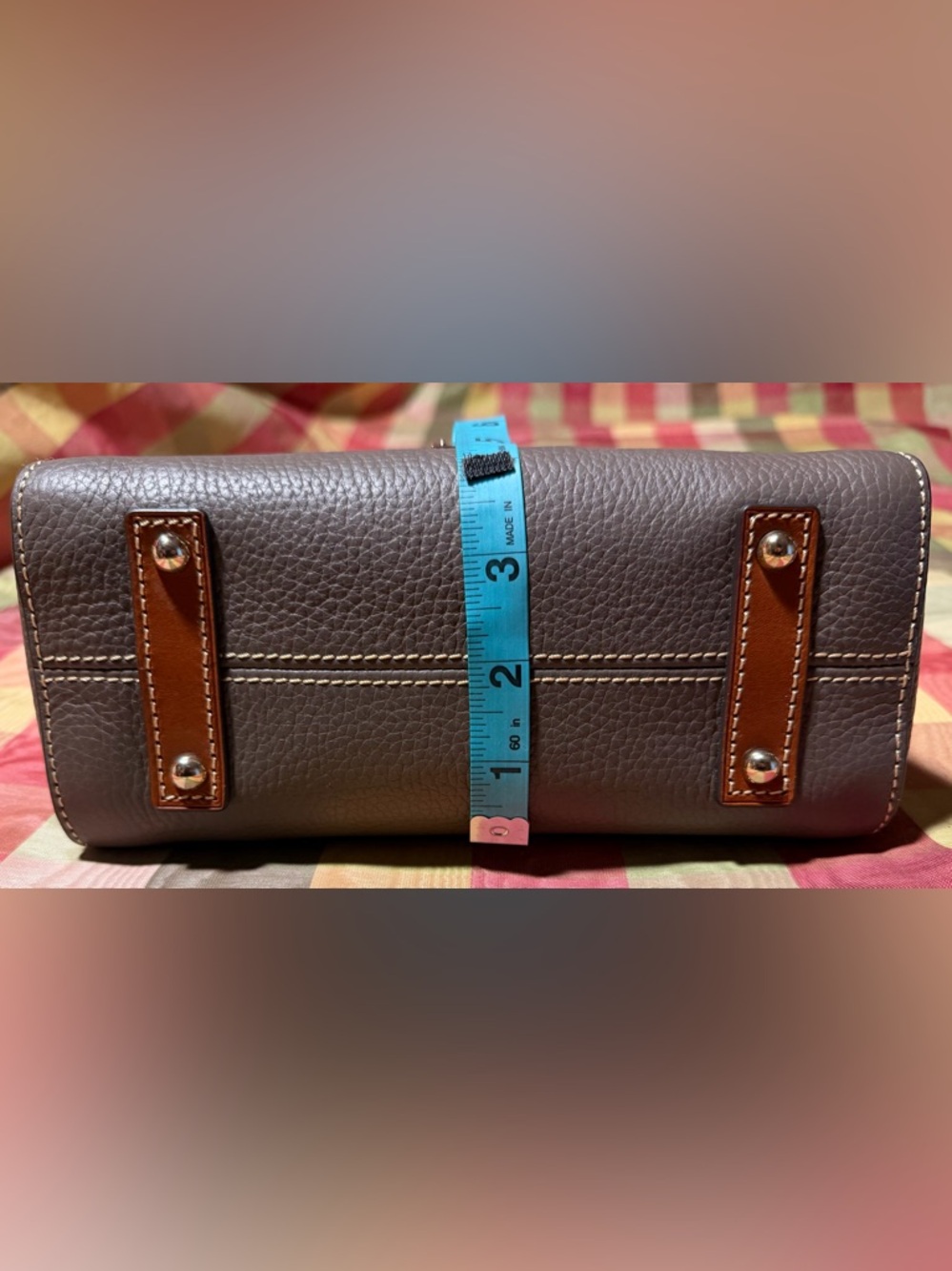 Dooney & Bourke Guitar Strap Cameron Pebbled Leather Crossbody RARE HTF - Picture 4 of 8